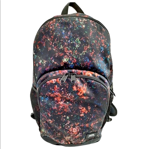 >?VANS ALUMNI BLACK TRIPPY GALAXY BACKPACK 3 POCKETS, LAPTOP SLEEVE BRAND NEW